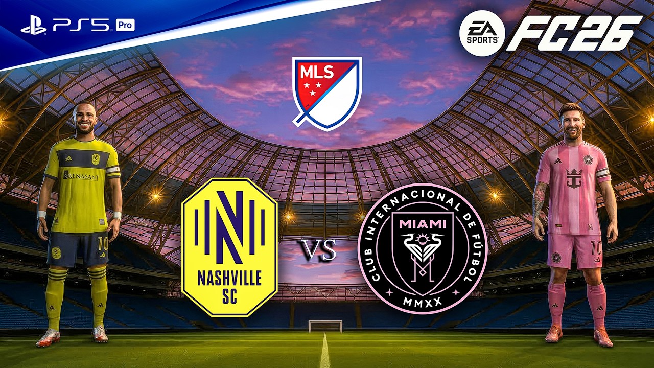 FIFA 26 - Нэшвилл СК против Интер Майами - Полный матч MLS 25/26 | PS5™ Pro [4K60]