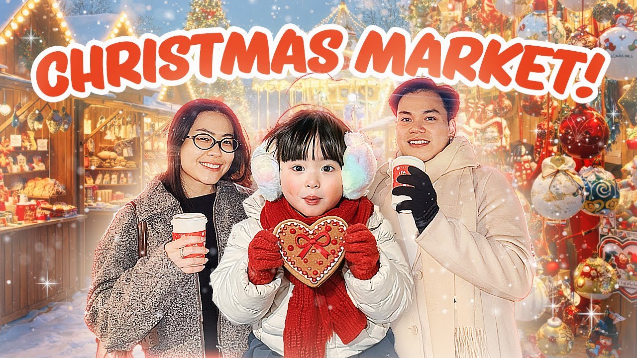 YUKA-CHAN JAJAN JAJANAN NATAL DI CHRISTMAS MARKET KOREA! | vlog