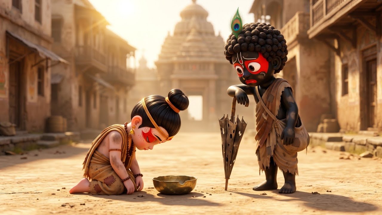जब स्वयं जगन्नाथ जी को भिखारी बनना पड़ा!| Lord Jagannath True Story | 3D Animation #12