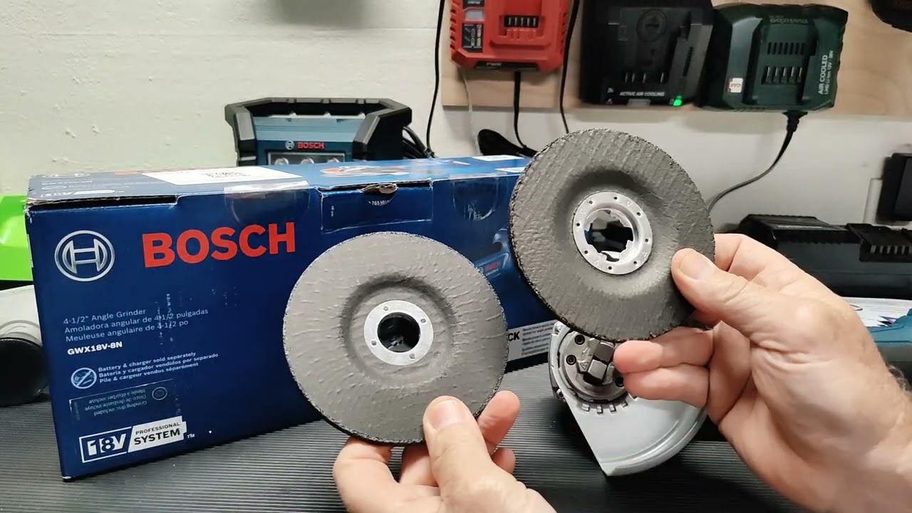 Bosch XLock GWX18V-8N new grinder tech