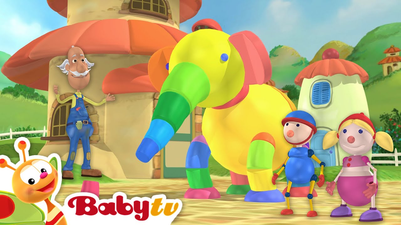 Latający słoń 🐘! Zabawa magicznymi klockami ✨🪄 @BabyTVPL