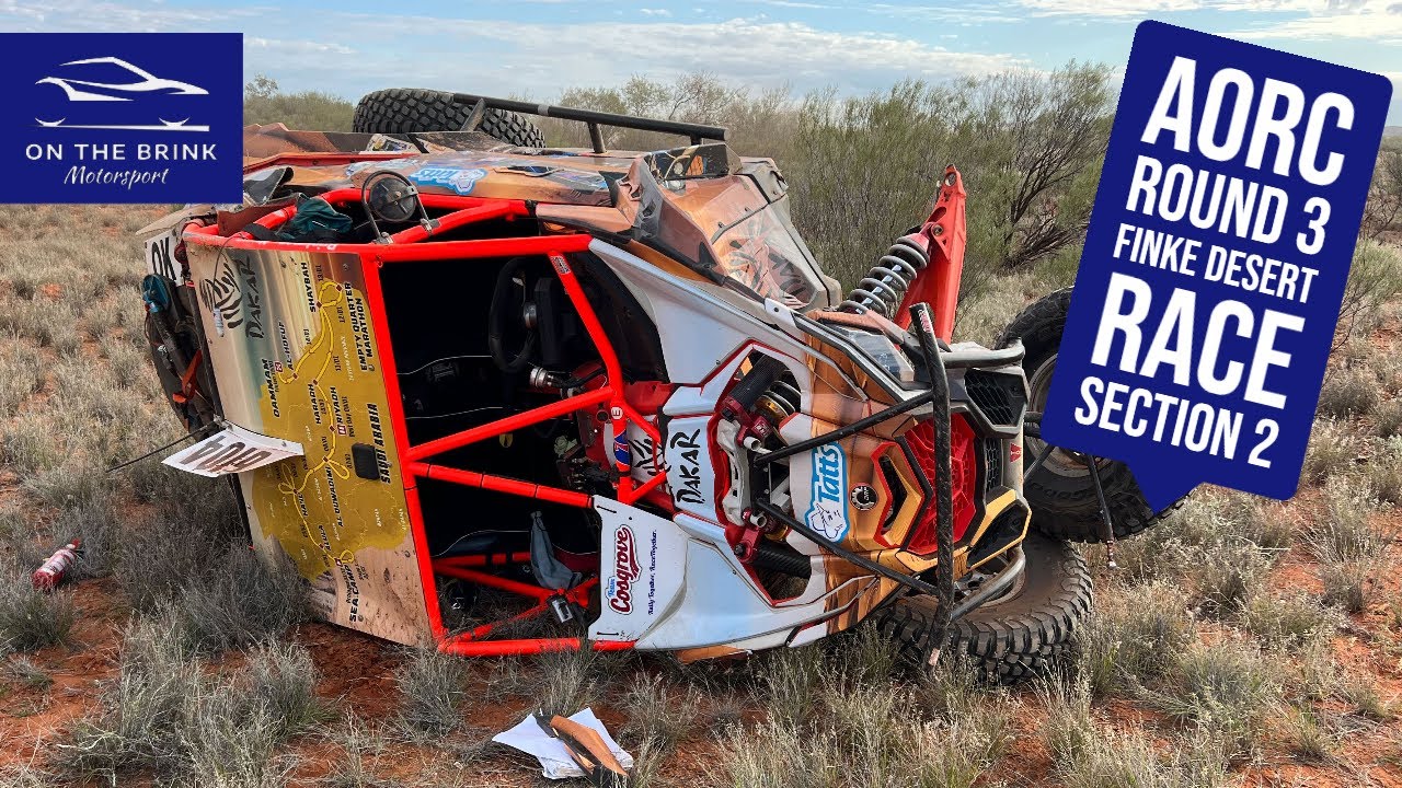 2023 Finke - Section 2 - Big Crash in the Can-Am