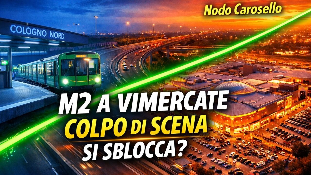 🚇 M2 a Vimercate: colpo di scena al Carosello! La metrotranvia ora può partire?