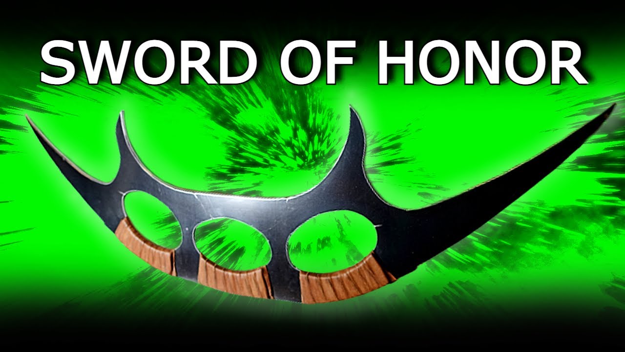 How To Make A Klingon Bat'leth From Star Trek