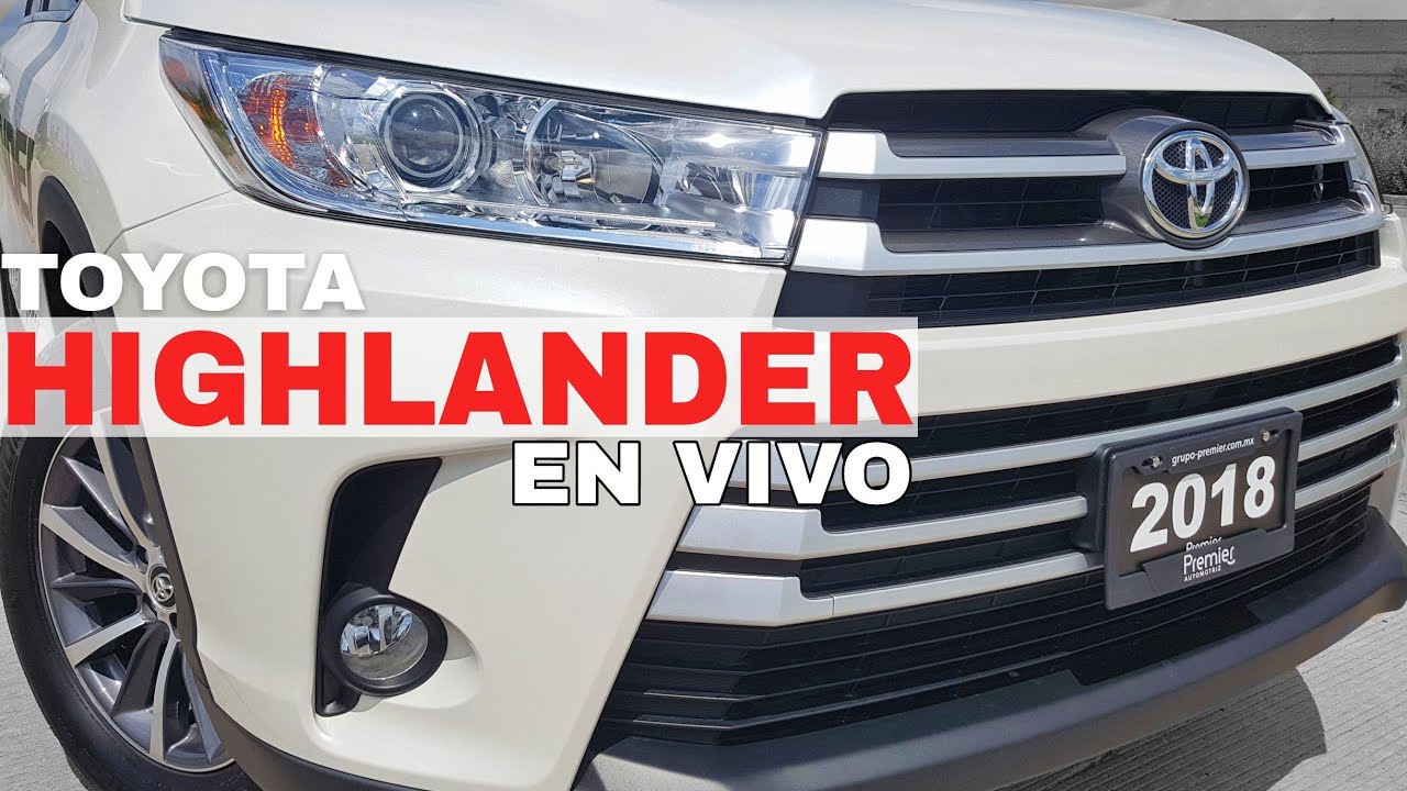 🔴Toyota Highlander 2018 Motor de Tacoma, Manejo de Camry! SUV de Lujo