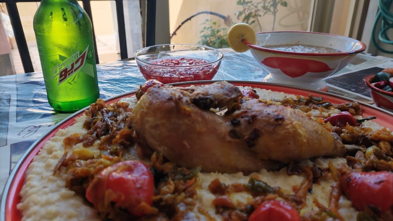 خبز شعير بالجزر والجبن بألذ طريقة/أسهل طريقة لطبخ الجريش/بتر بيكري أبو خيال🫓🧀🥙🥘☕️
