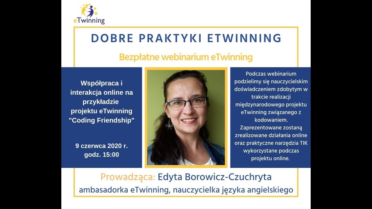 Webinarium &ndash; Wsp&oacute;łpraca i interakcja online na przykładzie projektu &ldquo;Coding Friendship&rdquo;