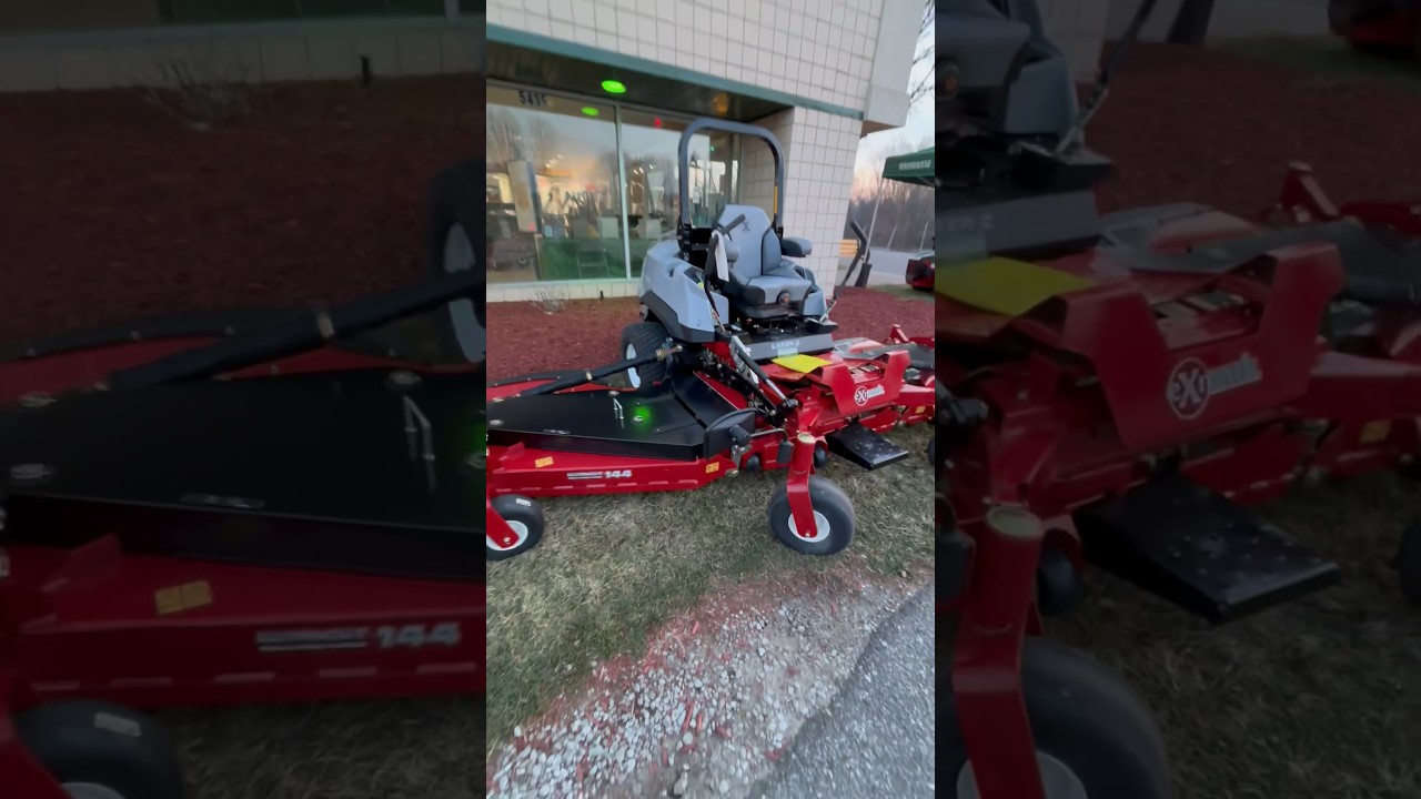 Life is good with the Exmark 144&rdquo; Zero Turn Mower! Visit your local Weingartz today! #Weingartz