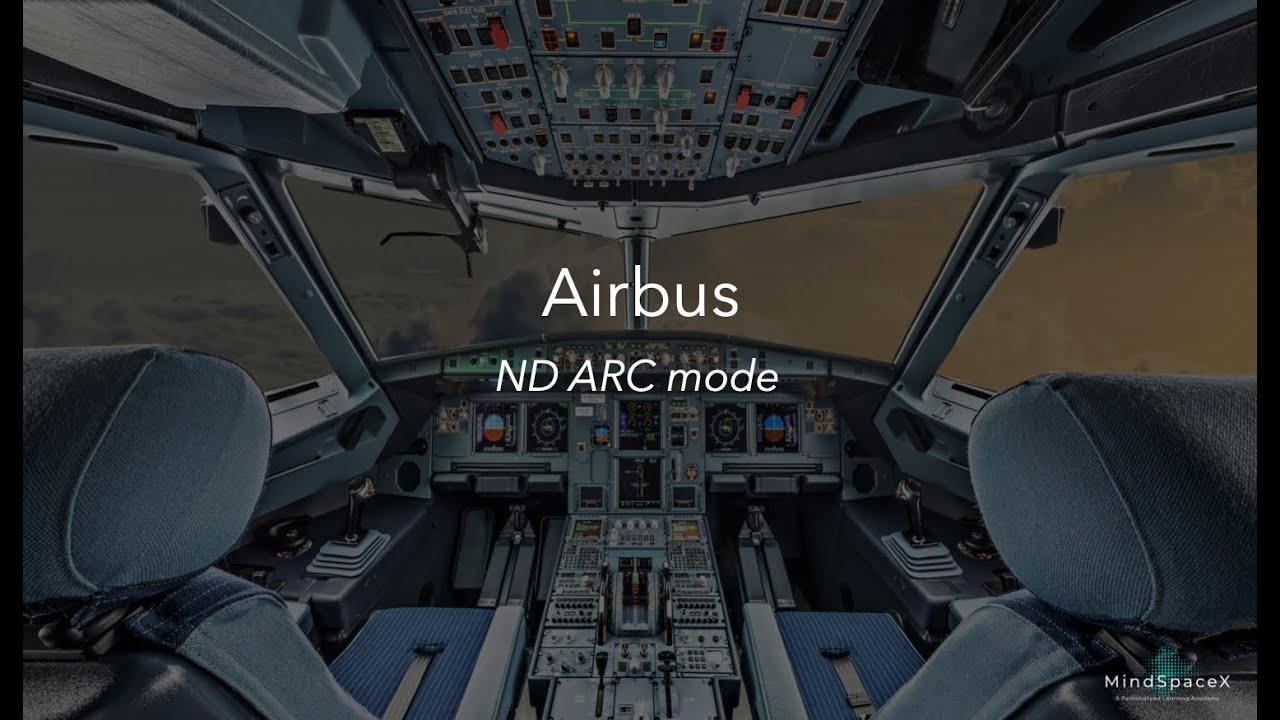 A320 Navigational Display (ND) - ARC mode