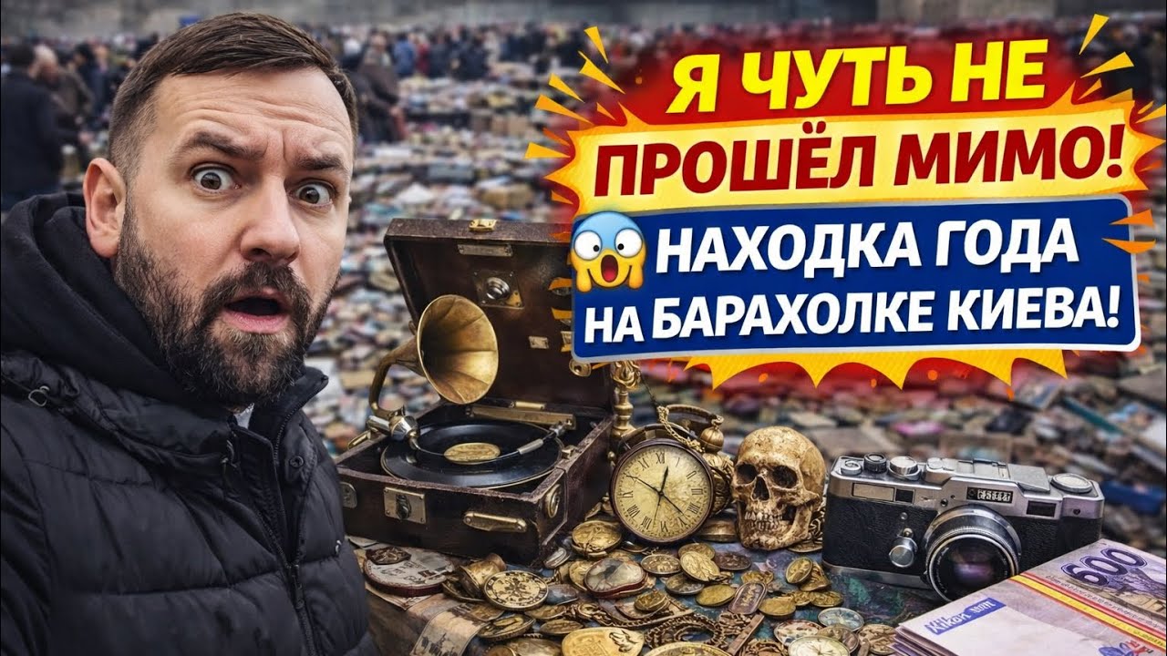 🔍 Секретные точки барахолки Киева — туда не все доходят!