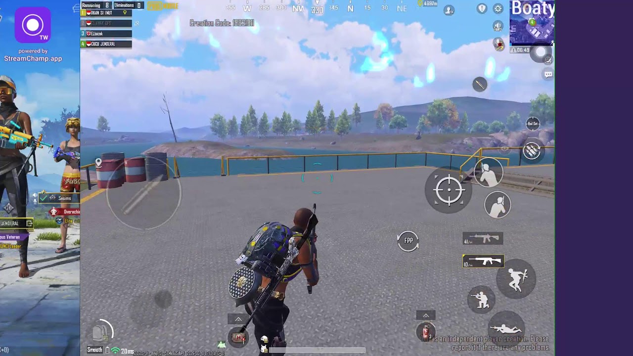 Broadcast powered by StreamChamp