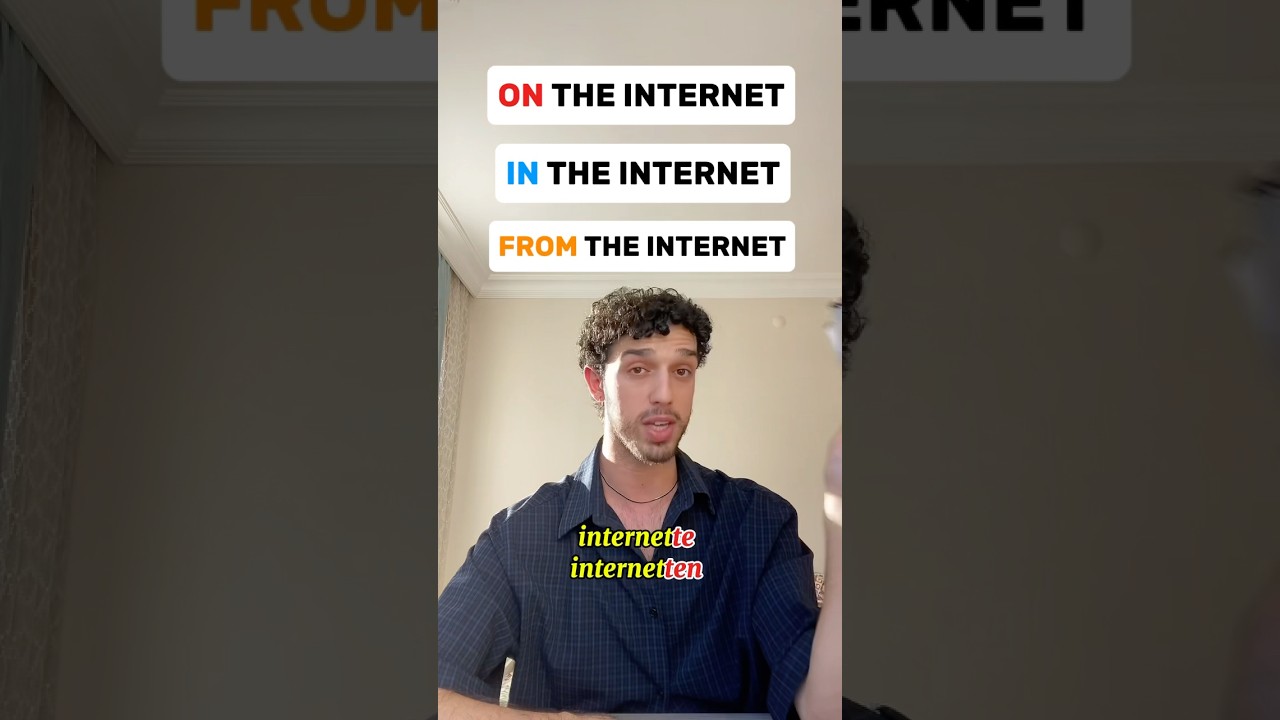 In - On - At - Prepositions #ingilizce #ingilizce&ouml;ğreniyorum