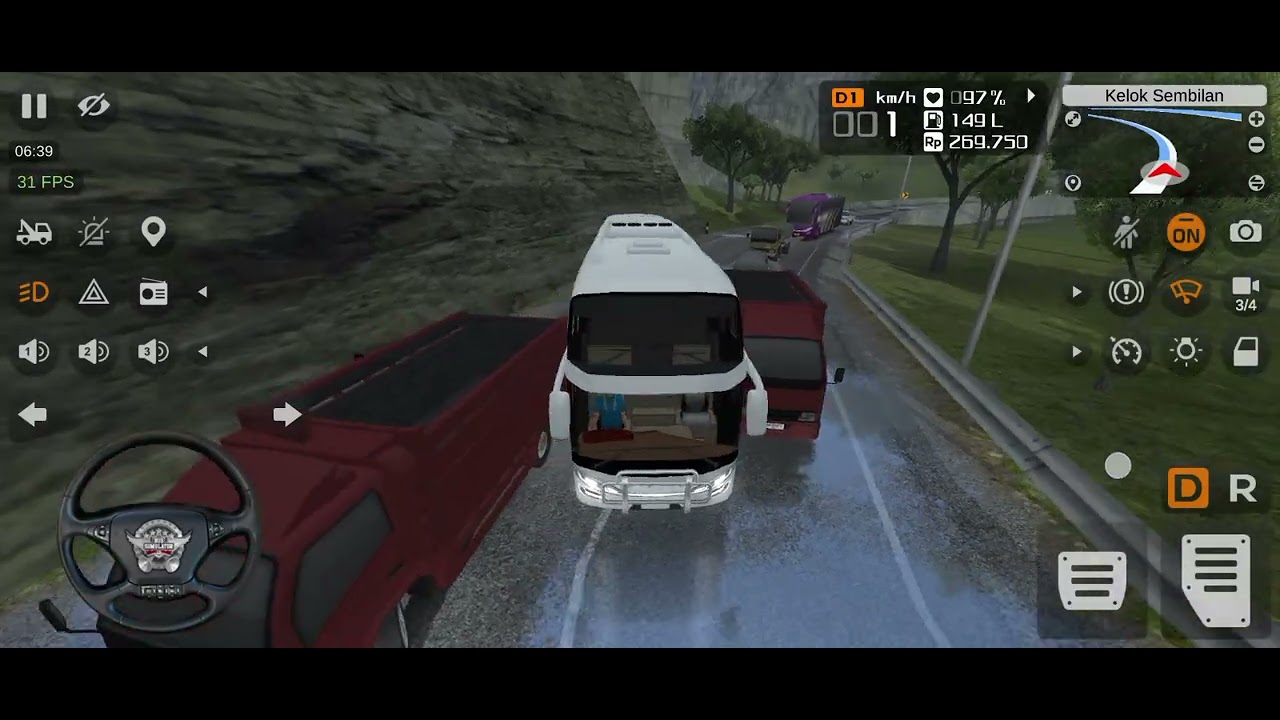 VOLVO DRIFT 😮😱 TOUR 😄 BUS SIMULATOR INDONESIA 🎮 #volvo #drift #drive #tour 🔥 JATIN_GAMING_