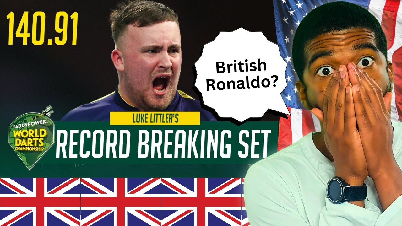 РЕКОРДНЫЙ НАБОР | Чемпионат мира по дартсу | American Reacts