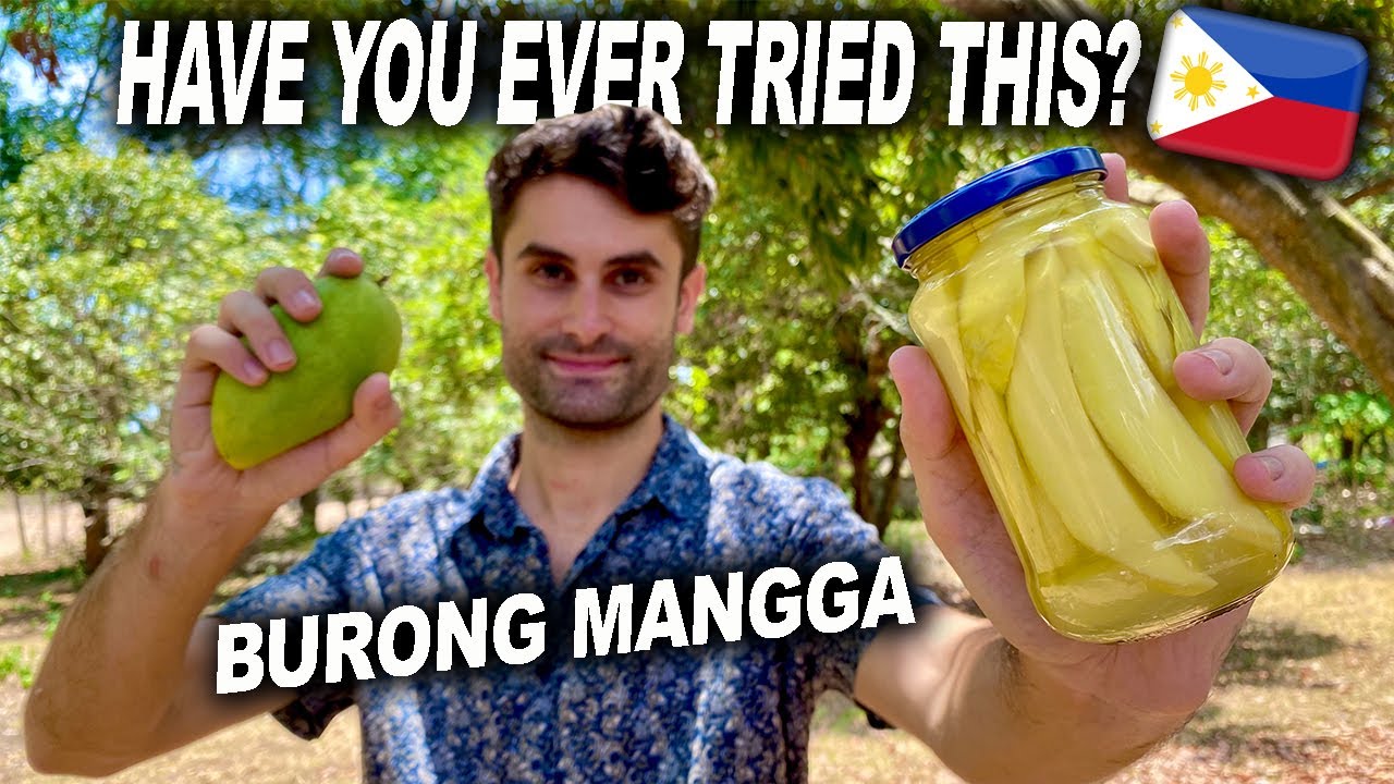 Italian Makes Burong Mangga For The First Time! Pickled Philippine Mangoes