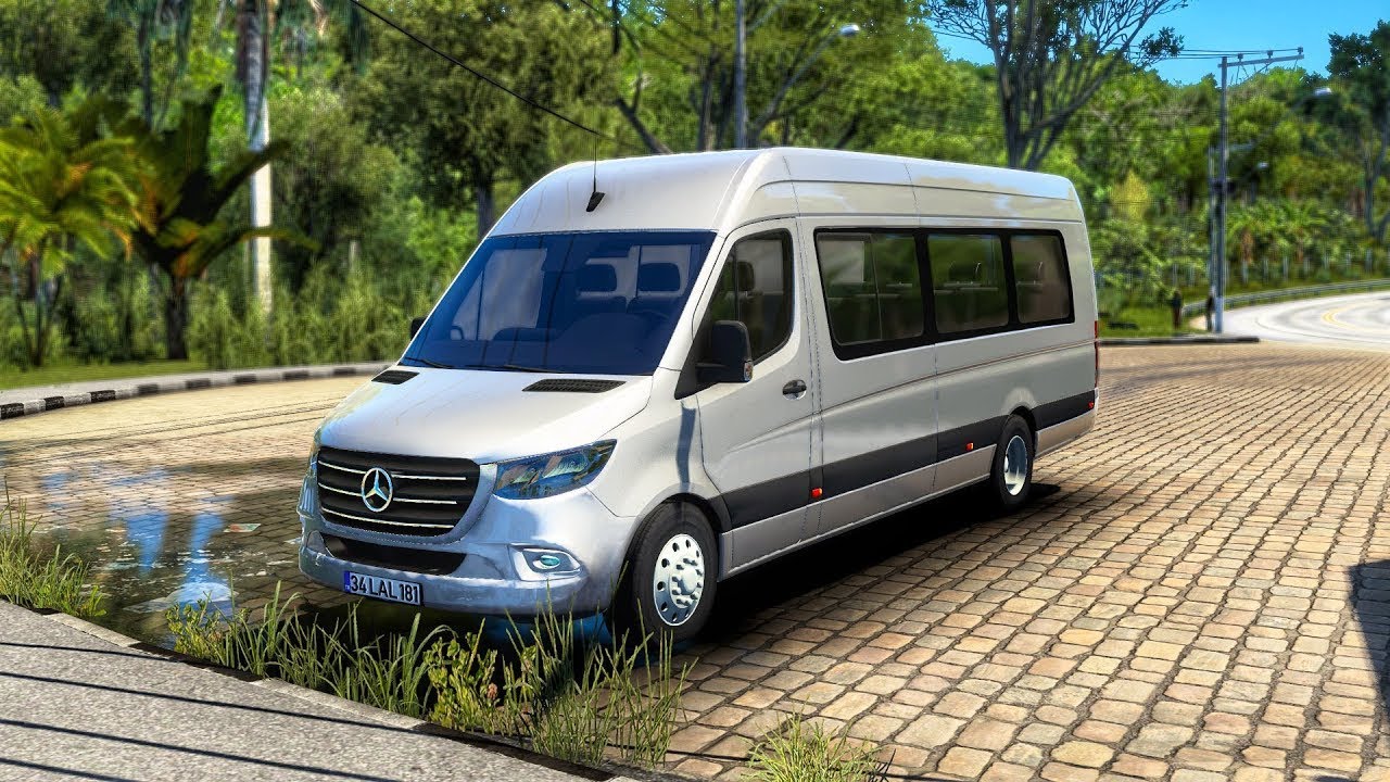 Mercedes Benz Sprinter 2019 | ETS2 1.54 Bus mods