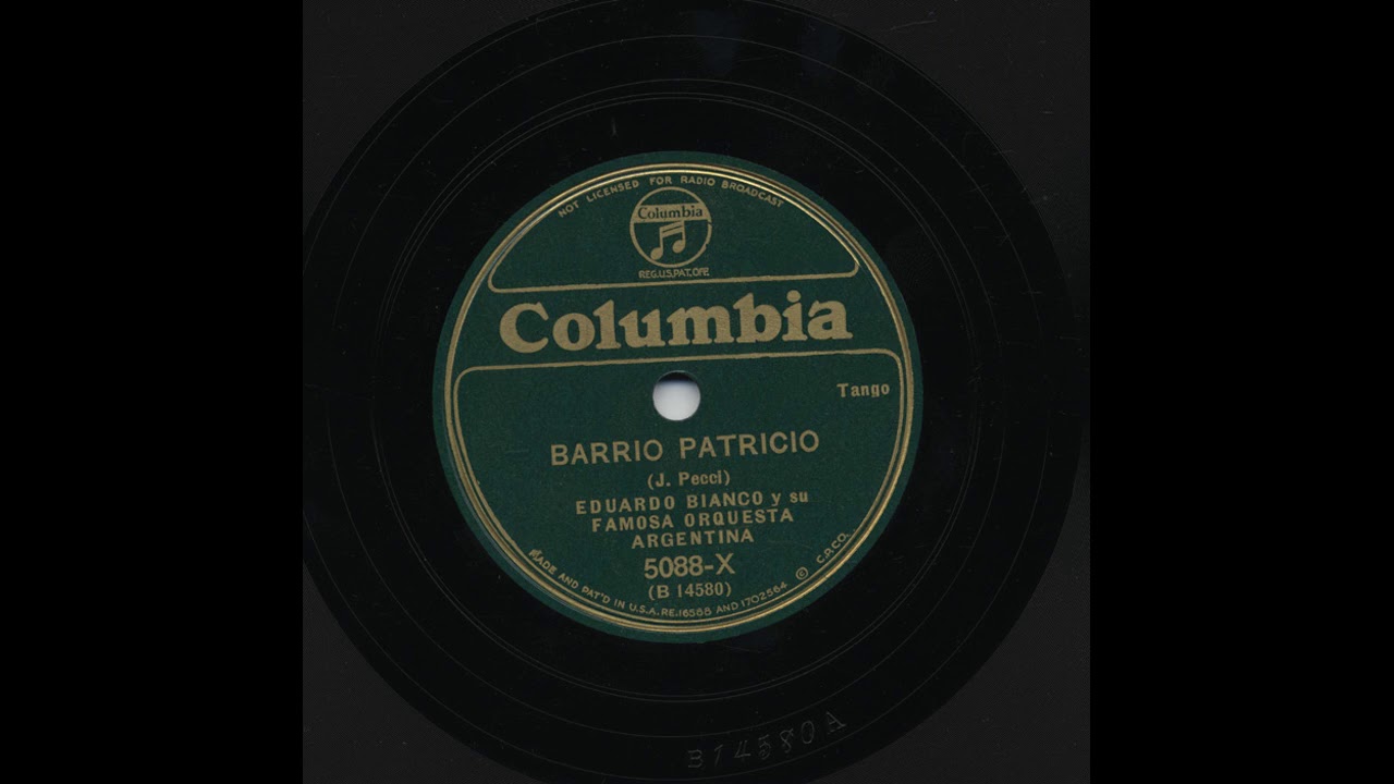 Eduardo Bianco - Barrio Patricio - Columbia 5088-X