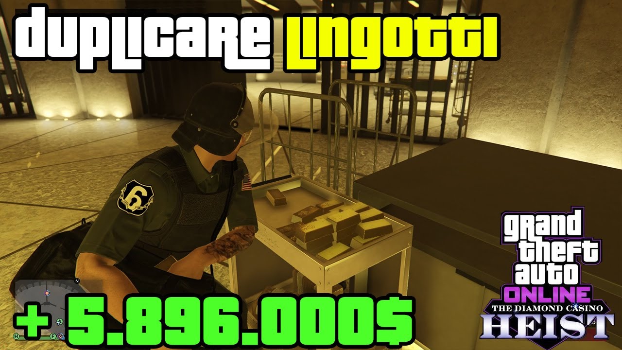 5.896.437$ Colpo al casinò Glitch Lingotti - Duplicare Lingotti - GTA ONLINE ITA