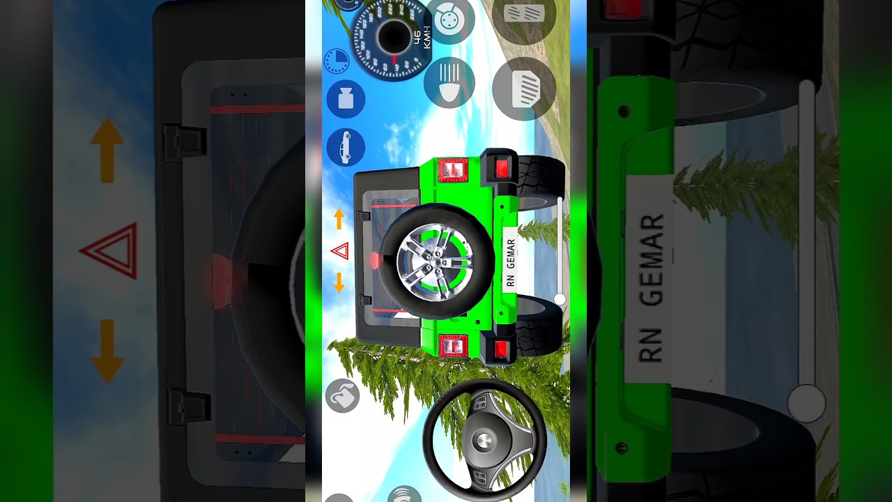 Mahindra Thar Love. Jai Veeru Song 🚨🔥 indian car simulator 3d game...  