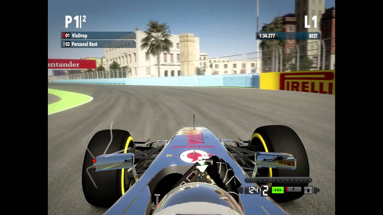 F1 2012 Valencia TT World Record 