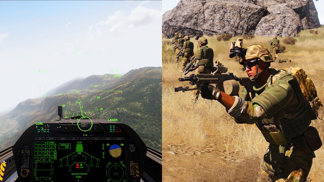 ArmA 3 - US Army Captures Afghanistan Plateau Mission w/ Close Air Support (Fourth of July Special!)