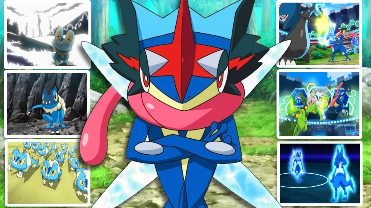 Ash's Greninja COMPLETE History in Pok&eacute;mon