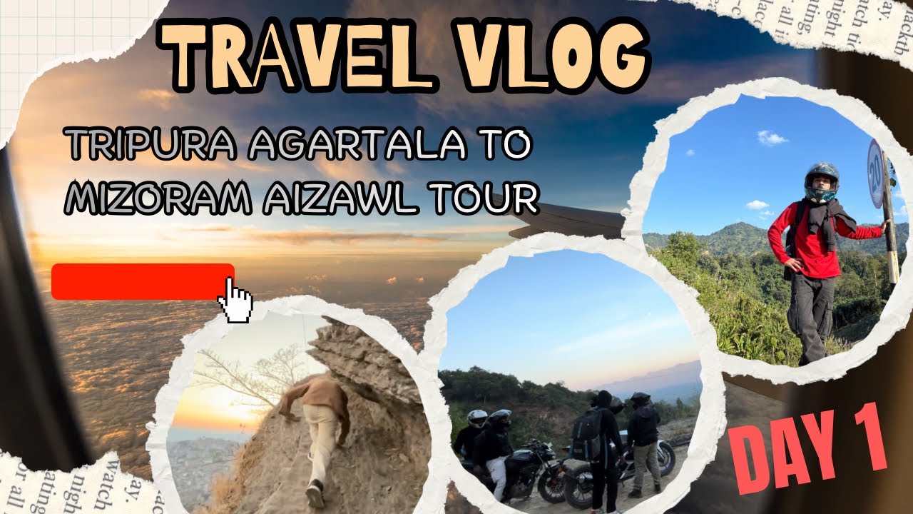 Agartala To Aizawl By Motorcycle ! Tripura To Mizoram ! (part 1)