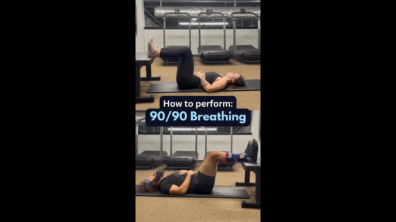 How to Perform 90/90 Breathing with Hip Lift