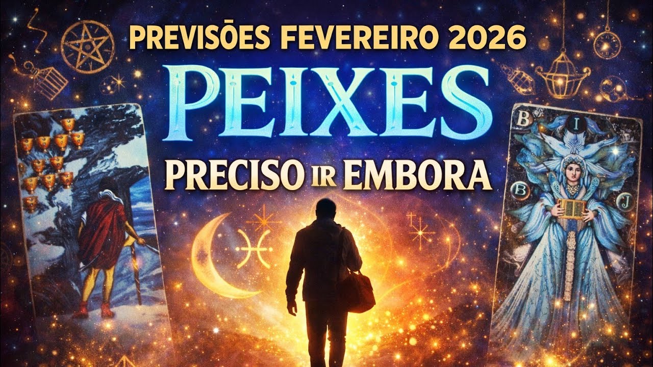 PEIXES ♓️ VAI DEIXAR TUDO PARA TRÁS !