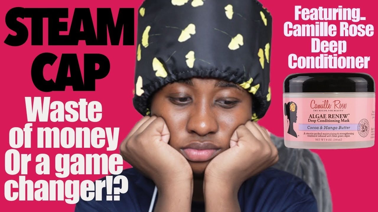 Do You Need Heat Cap? Deep Conditioning Cap Review With Camille Rose Algae Renew Deep Conditioner