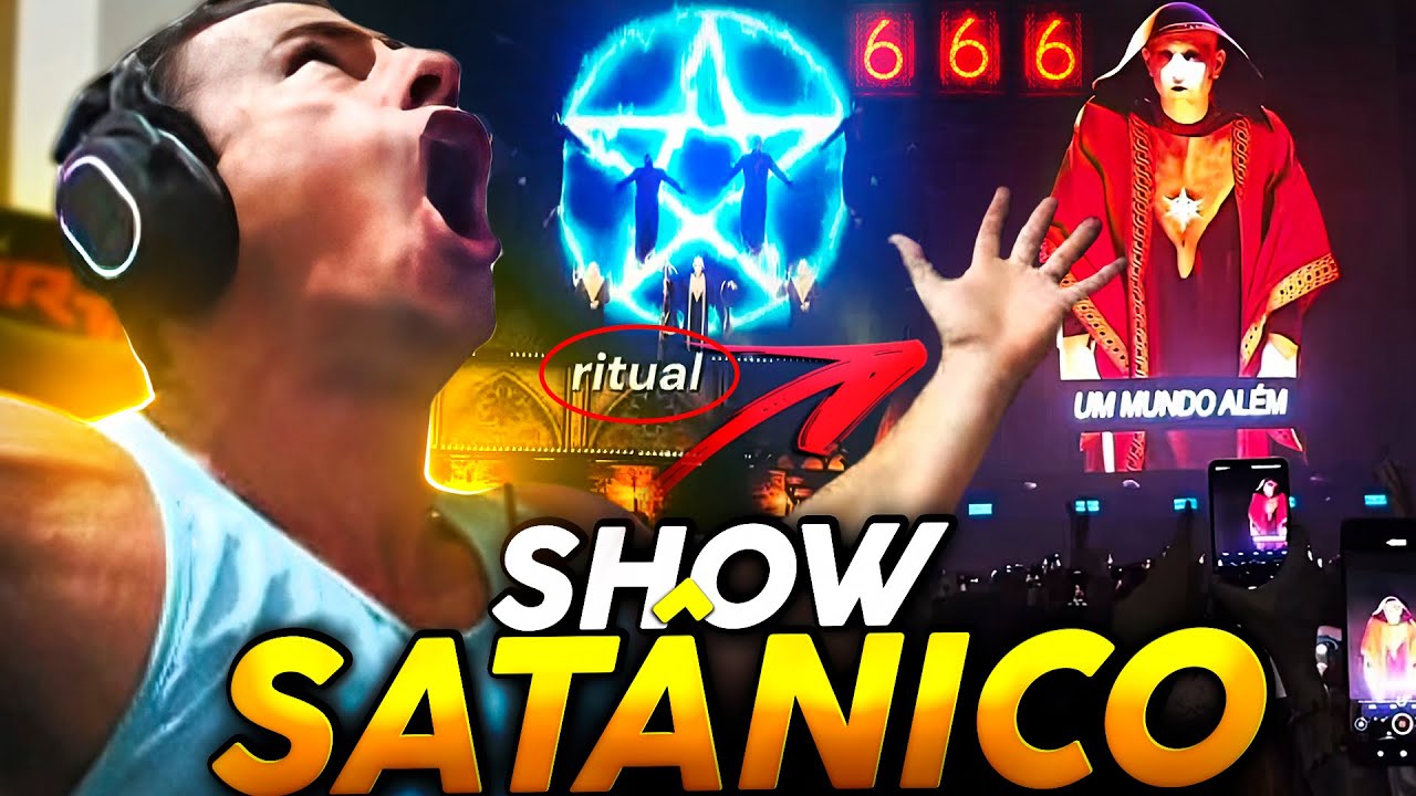 SUPER XANDÃO REAGINDO A ABERTURA SATANICA de SHOW em SÃO PAULO