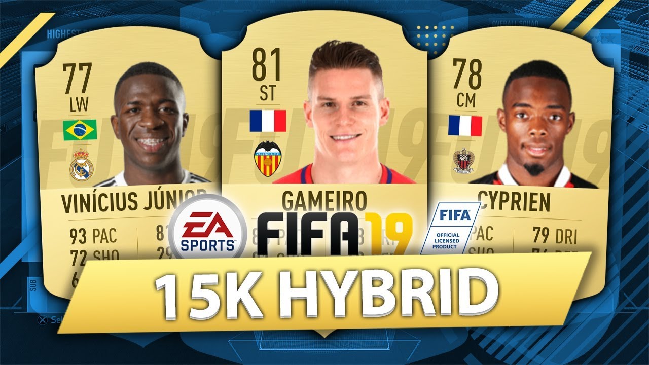 INSANE CHEAP 15K HYBRID! FIFA 19 SQUAD BUILDER