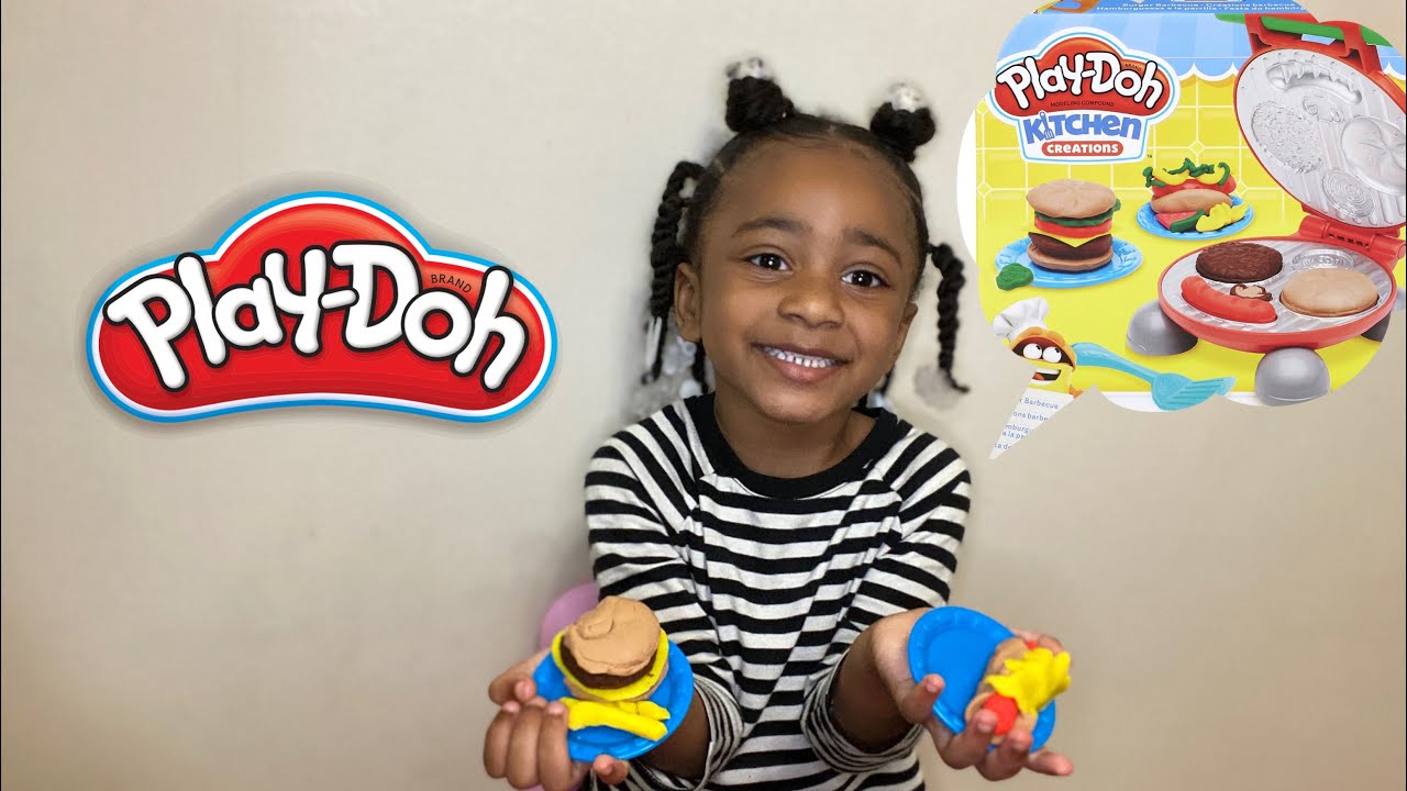 Unboxing PlayDoh kitchen set pretend play for kids | Playtime with Kaycee |