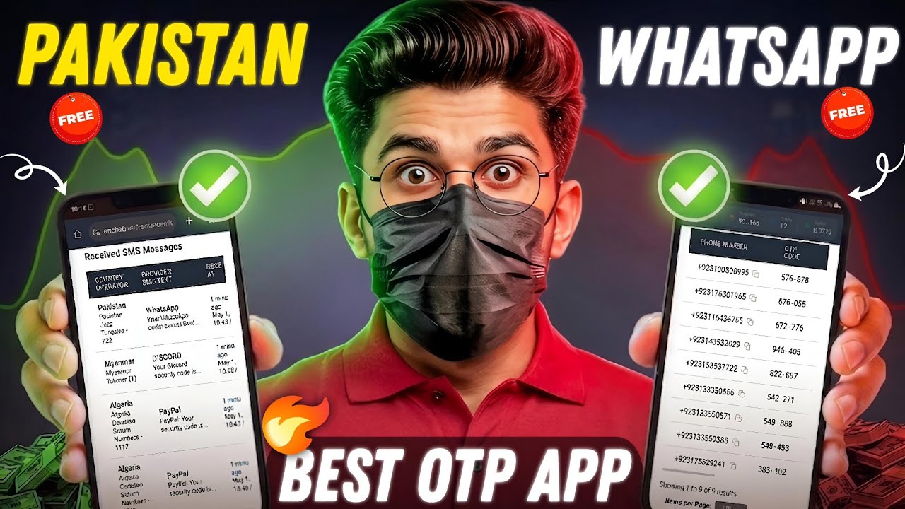 How To Get Virtual Pakistan WhatsApp Number | Best OTP App (New & Working 2026)
