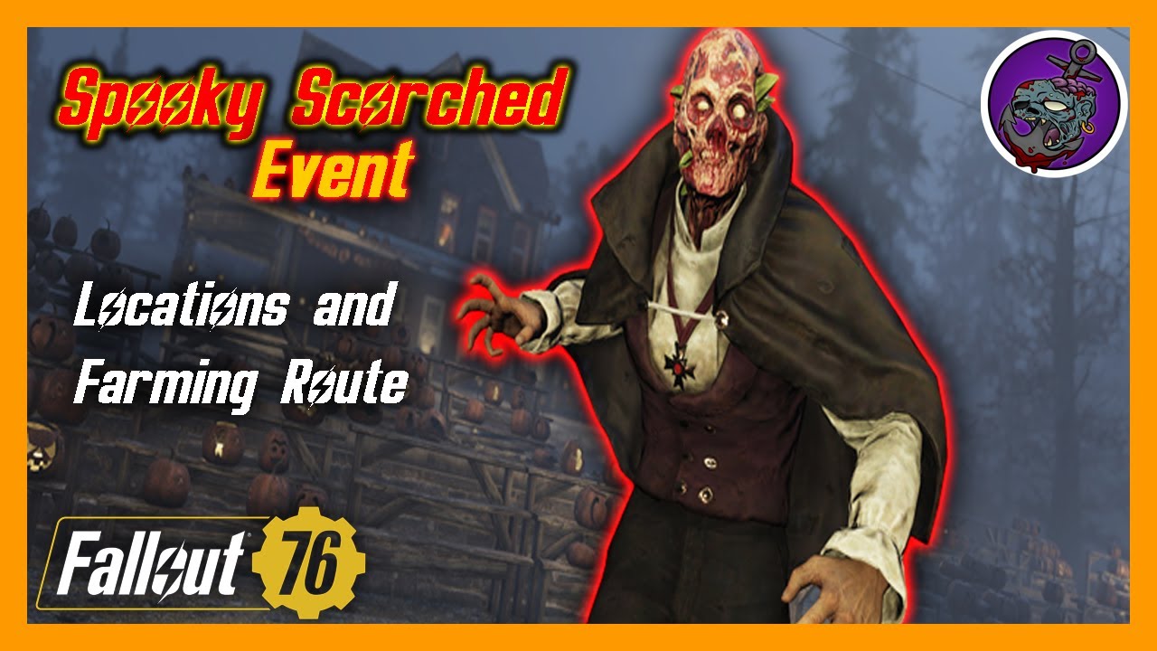 Fallout 76 | Spooky Scorched Event! | Unlimited Candy and Bags! | Locations And Farming Route