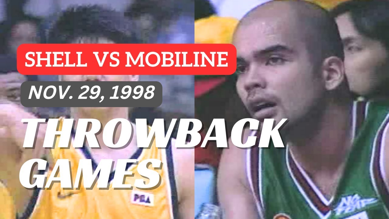 SHELL vs MOBILINE | 1998 Gov's Cup Finals | Game 3 | PBA Throwback