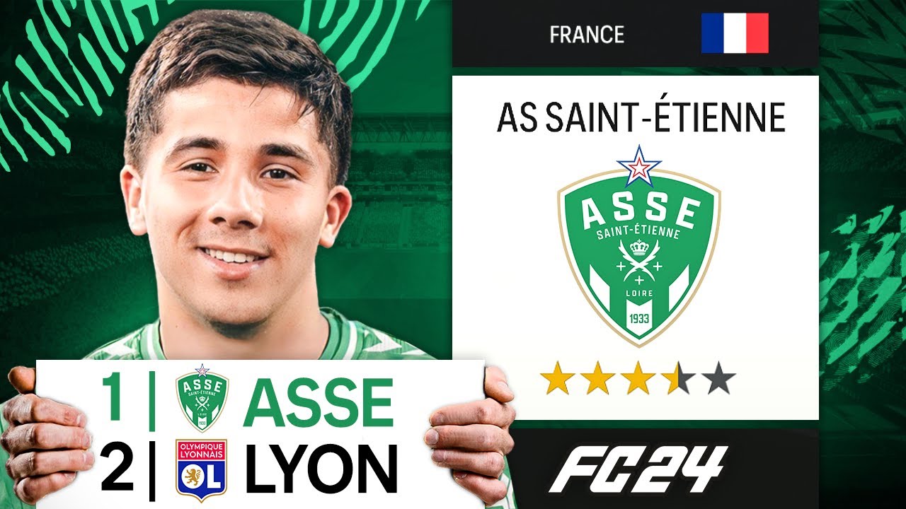 Je rends SAINT-ÉTIENNE meilleur que LYON sur FC 24 !