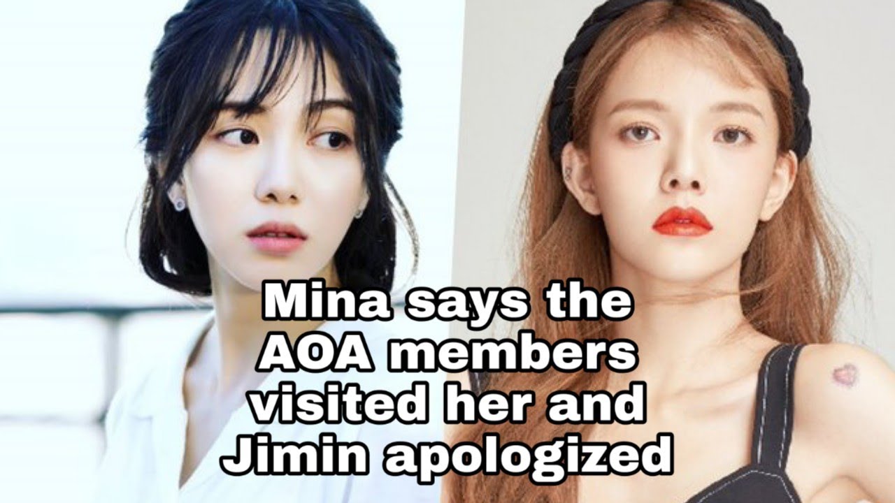 Mina says the AOA members visited her and Jimin apologized