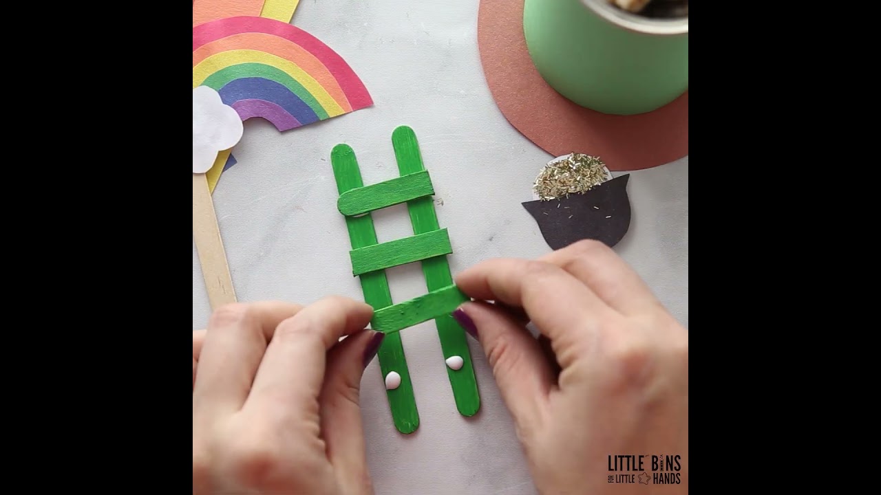 Leprechaun Trap Mini Garden  #artprojectsforkids