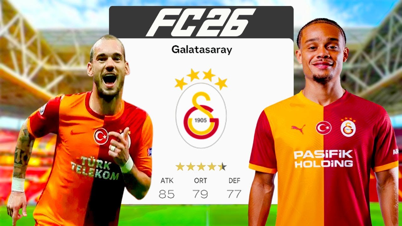 GALATASARAY'I ALTIN ​​ÇAĞ KADROSUNU YENİDEN YARATTIK  EA FC 26 GALATASARAY REBUİLD