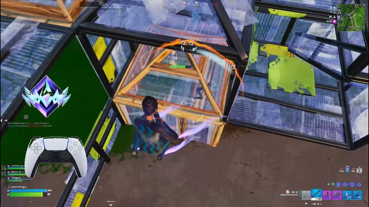 *NEW* BEST Controller SETTINGS + Sensitivity in Chapter 7 Season 1 🎮 ( Fortnite Reload Gameplay)