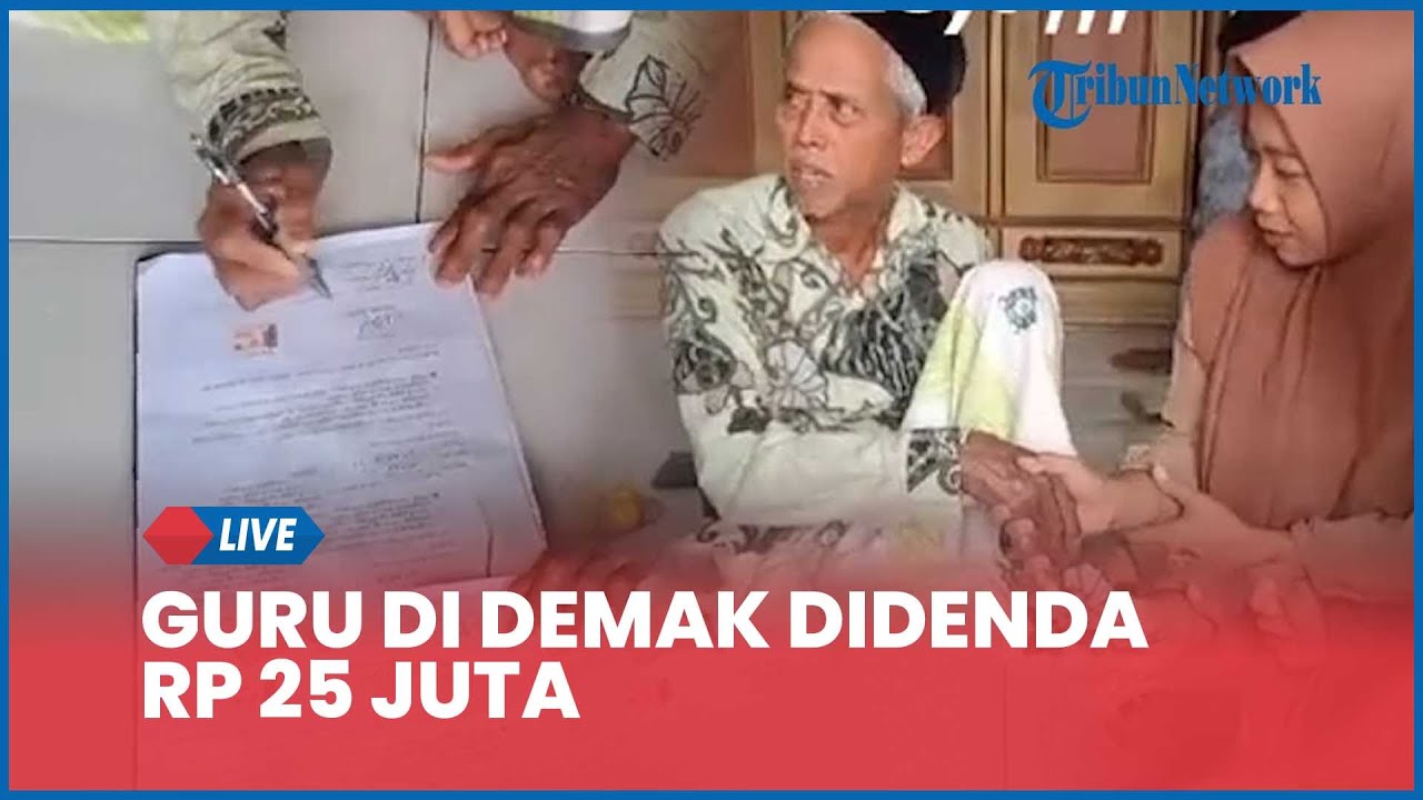 Viral Video Guru di Demak Didenda Rp 25 Juta karena Diduga Tampar Murid, Warganet Ingin Bantu Donasi