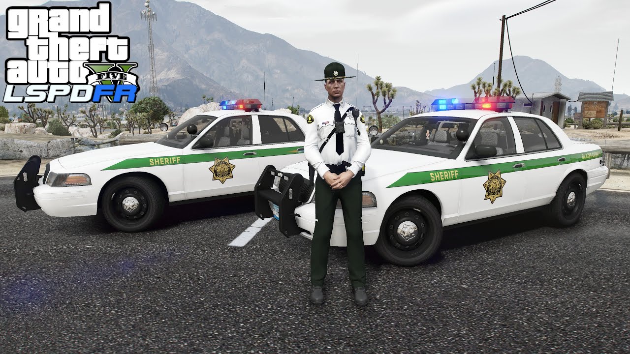 GTA 5 LSPDFR | Blaine County Sheriff | First Person Night Patrol! #LSPDFR #1440P