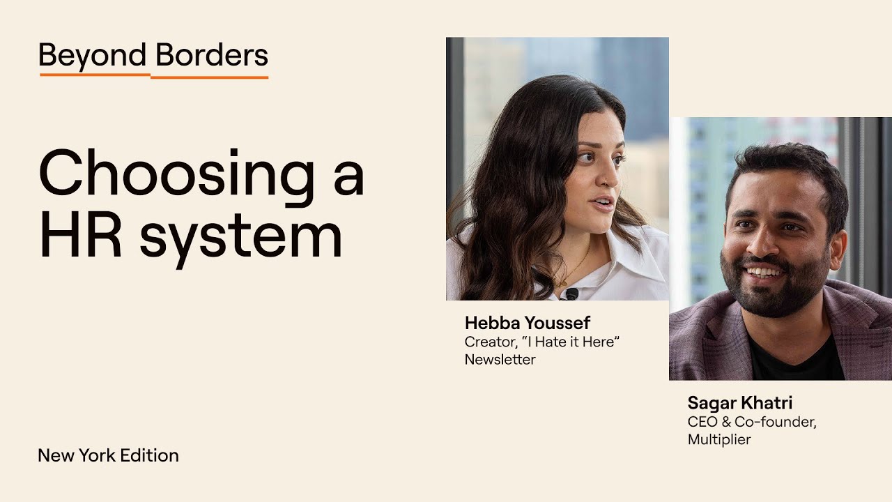 How to choose the right HR system | #beyondbordersnyc | Multiplier