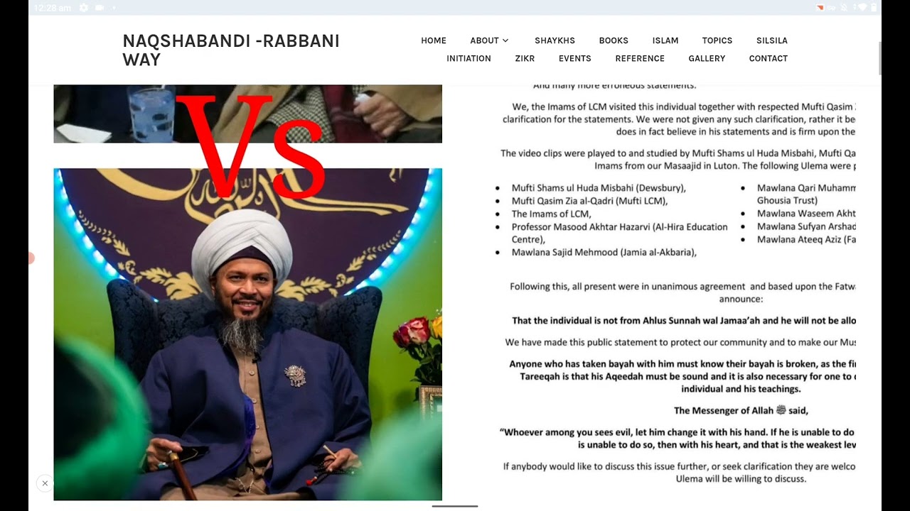 Fraudulent Shaykhs Mehmet Adil and Lokman Effendi exposed!