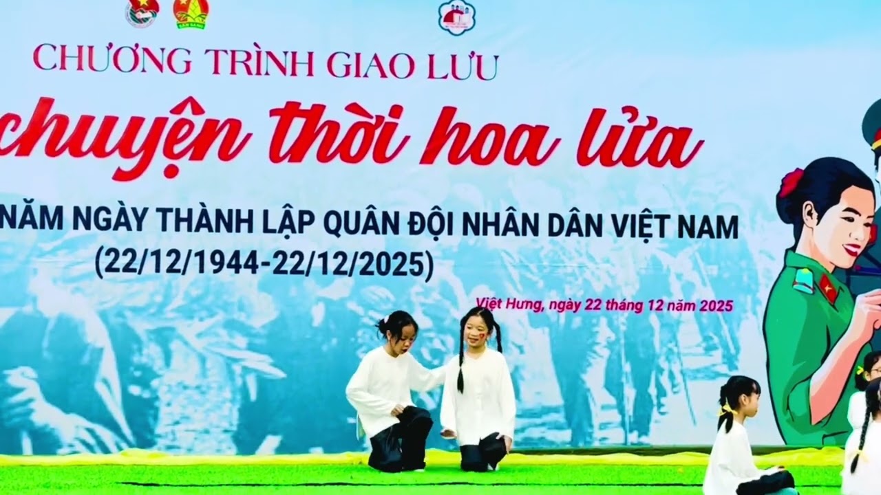 Kỷ niệm ngày 22 tháng 12 2026 tại trường THĐT Việt Hưng