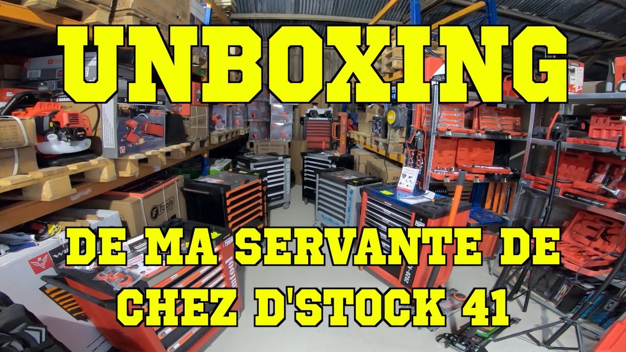 UNBOXING DE MA SERVANTE DE CHEZ D'STOCK41