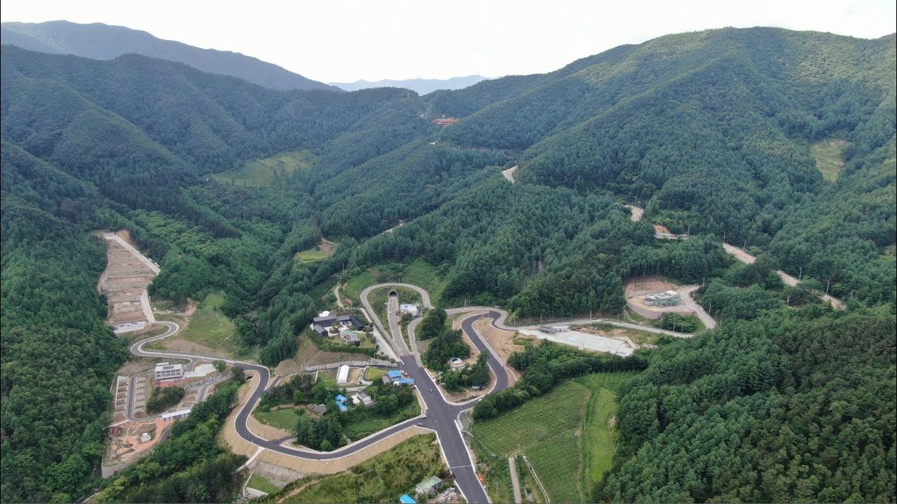 [Drone View]백두대간 신풍령(빼재)옛길 여름풍경 드론영상 1080FHD[ Summer view of Sinpungryeong old road by Mavic2 Drone]