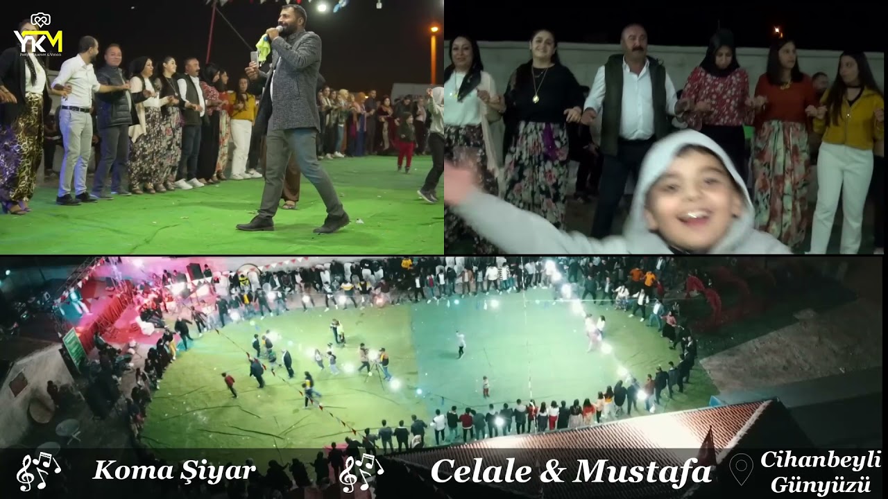 Günyüzü    Koma Şiyar   Celale & Mustafa Düğün merasimi part 1 2021
