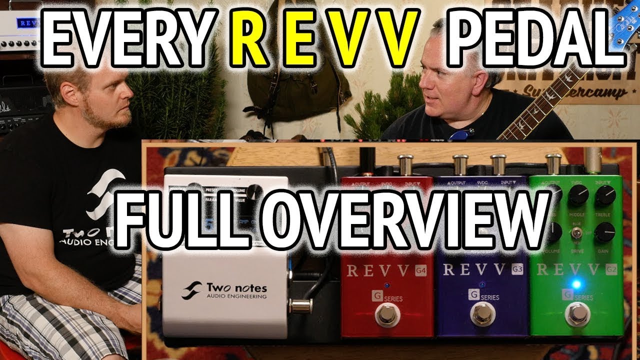 EVERY REVV PEDAL FULL DEMO - G2, G3, G4 - WHICH IS YOUR FAV ??? #TGU19